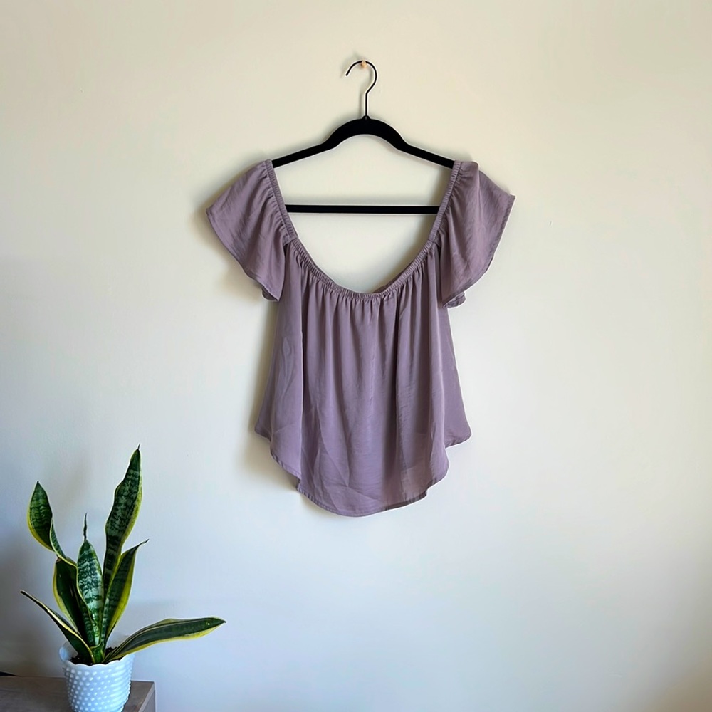 AE Off-the-Shoulder Blouse
